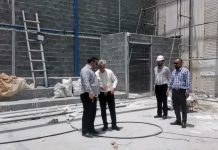 پیشرفت ۶۰ درصدی سالن چندمنظوره ژیمناستیک بوشهر