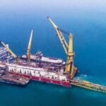 پیشرفت ۵۵ درصدی سکوی میدان گازی بلال