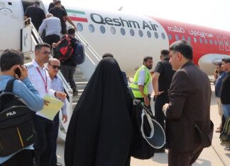 آغاز پروازهای اربعینی بوشهر به نجف