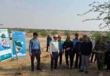 پروژه کاشت نهال در ۶۶ هکتار از اراضی روستای آبطویل افتتاح شد