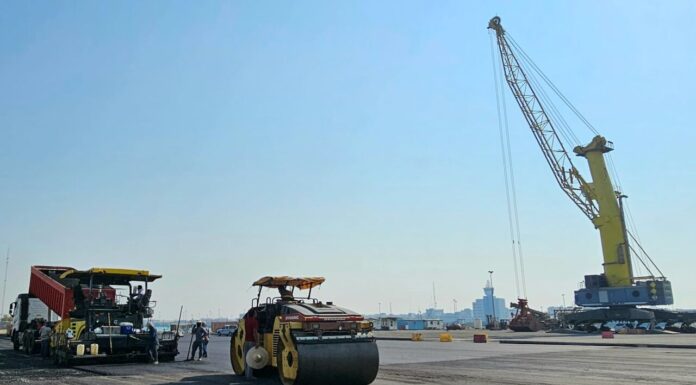 اتمام آمادهسازی ۳.۵ هکتار از اراضی پسکرانهای مجتمع بندری نگین در بوشهر