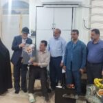 استاندار بوشهر به دیدار جانباز ۷۰ درصد رفت