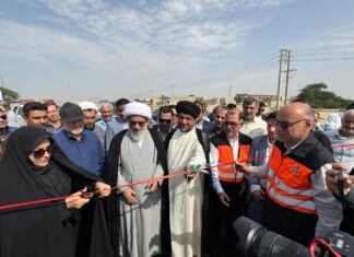 پل جدید «سیدرضا» گناوه افتتاح شد