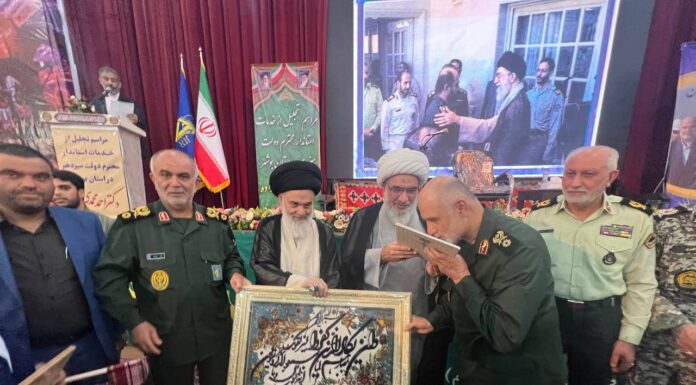 آیین تجلیل از استاندار سابق بوشهر+ تصویر