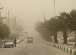 هوای ۵ شهر بوشهر در وضعیت خطرناک