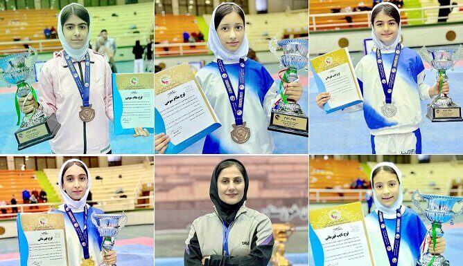 نونهالان دشتستانی در رقابتهای قهرمانی تکواندو کشور خوش درخشیدند