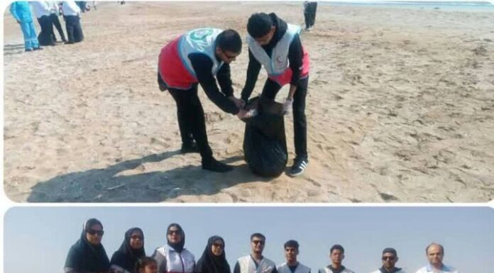 ساحل «دیر» پاکسازی شد