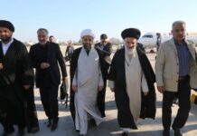 آیتالله حسینی بوشهری وارد خارگ شد