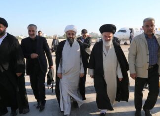 آیتالله حسینی بوشهری وارد خارگ شد