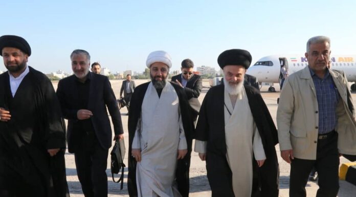 آیتالله حسینی بوشهری وارد خارگ شد