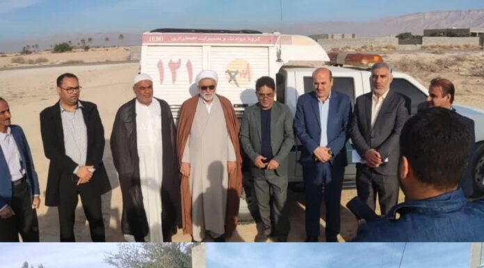 در آیینی روستای تل سنگ از توابع شهرستان دیر برقدار شد