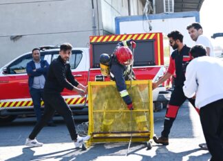 دومین دوره مسابقات چالش نوین آتشنشانان در بوشهر برگزار شد