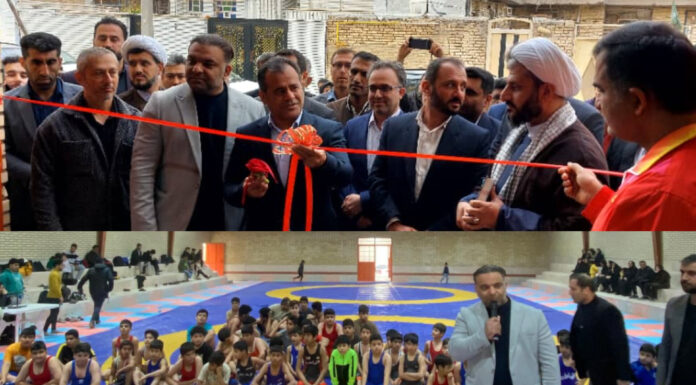 خانه کشتی دیلم با حضور مدیر کل ورزش و جوانان استان بوشهر به بهره برداری رسید