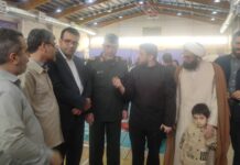 بازدید سردار طهماسبی جانشین محترم سازمان بسیج سازندگی و دکتر پورات مسئول بسیج سازندگی استان بوشهر از کاروان جهادی الکفیل