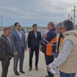 بازدید میدانی فرماندار تنگستان از پروژههای راهداری در شهرستان