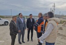 بازدید میدانی فرماندار تنگستان از پروژههای راهداری در شهرستان