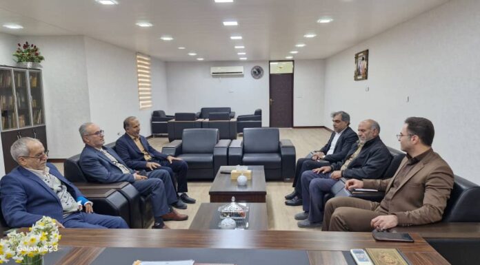 دیدار اعضای شورای اسلامی بخش دلوار با فرماندار تنگستان