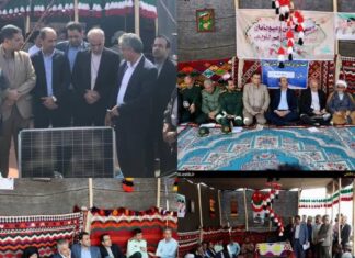 واگذاری پنل های خورشیدی قابل حمل به عشایر شهرستان دشتی