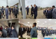 بازدید معاون هماهنگی توزیع شرکت توانیر از شرکت برق استان بوشهر