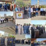 تجلیل مدیرعامل و مدیران شرکت توزیع نیروی برق استان بوشهر از کارگران به مناسبت روز صنعت برق / صبحگاه ایمنی ویژه سیمبانان و مأمورین خدمات مشترکین