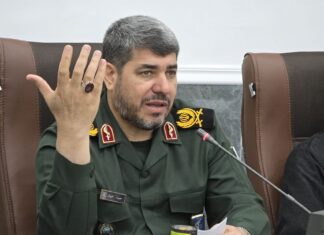 نشست فرمانده سپاه امام صادق(ع) استان بوشهر با مسئولان شهرستان دشتستان