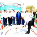 کلنگ زنی پنج پروژه آموزشی در دشتی به همت خیرین مدرسه ساز