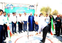 کلنگ زنی پنج پروژه آموزشی در دشتی به همت خیرین مدرسه ساز