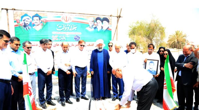 کلنگ زنی پنج پروژه آموزشی در دشتی به همت خیرین مدرسه ساز