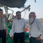 گزارش تصویری ؛بازدید مدیر شیلات شهرستان از اسکلههای صیادی جلالی، شغاب و جفره