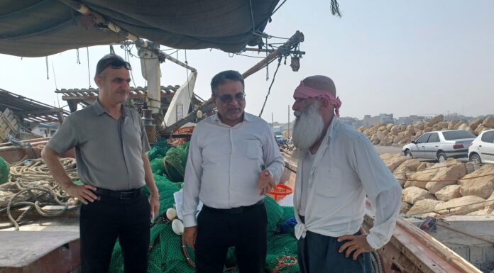 گزارش تصویری ؛بازدید مدیر شیلات شهرستان از اسکلههای صیادی جلالی، شغاب و جفره