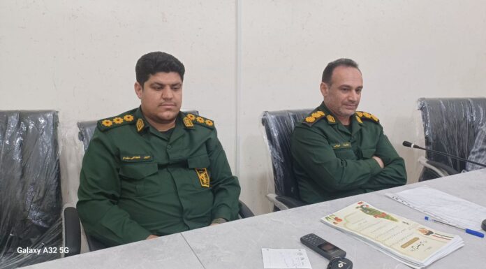 مبین شجاعیمقدم مسئول فرهنگی و هنری سپاه شهرستان بوشهر شد