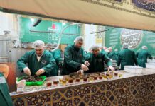 اعزام ۱۲۹ نفر از جهادگران و افراد نیازمند گروه جهادی شهید احمدیجوان به مشهد مقدس سومین سفر زیارتی ـ جهادی با حضور در چایخانه غدیر و خدمت در صحنهای نورانی حرم مطهر رضوی