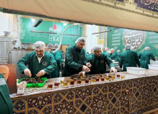 اعزام ۱۲۹ نفر از جهادگران و افراد نیازمند گروه جهادی شهید احمدیجوان به مشهد مقدس سومین سفر زیارتی ـ جهادی با حضور در چایخانه غدیر و خدمت در صحنهای نورانی حرم مطهر رضوی