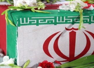 پیکر ۲ شهید جنایت امریکا و رژیم صهیونیستی در شهرستان دیر تشییع و خاکسپاری شد