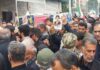 پیکر مطهر ۲ شهید اقتدار در بوشهر تشییع شد
